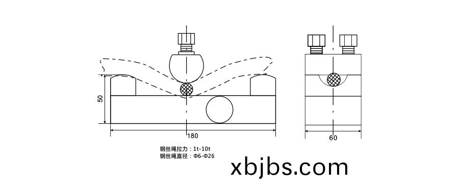 BCQ旁壓(ya)式傳感(gan)器尺寸圖